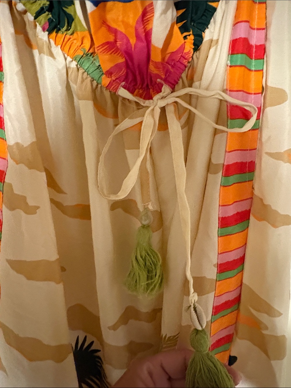 Tropical Print Maxi Romper - Picture 5 of 9